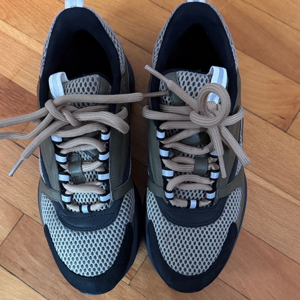 Dior B22 Khaki Black Calfskin - Picture 2 of 4